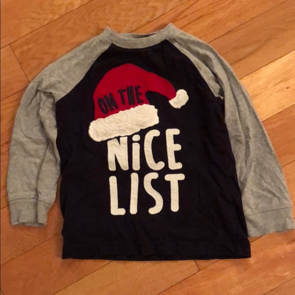 Santa long sleeve shirt